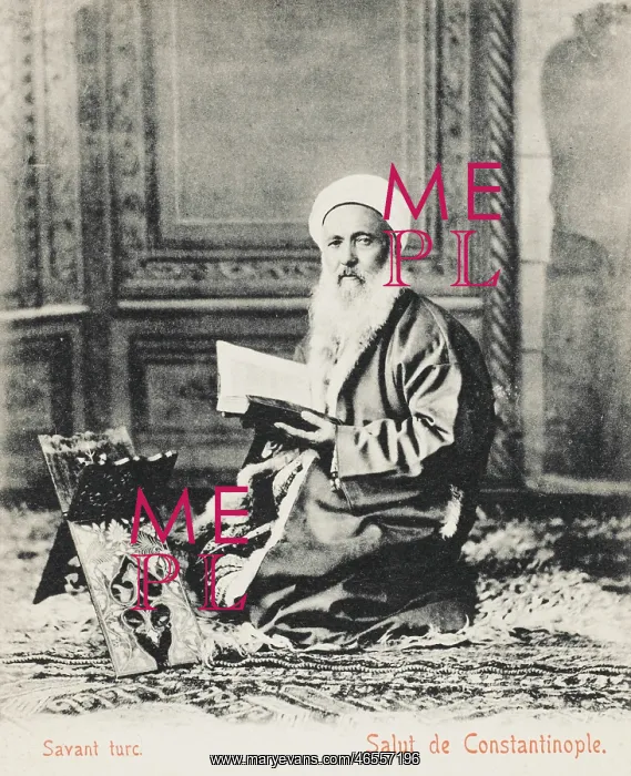 : Constantinople - Turkish religious scholar : Constantinople - Turkish religious scholar