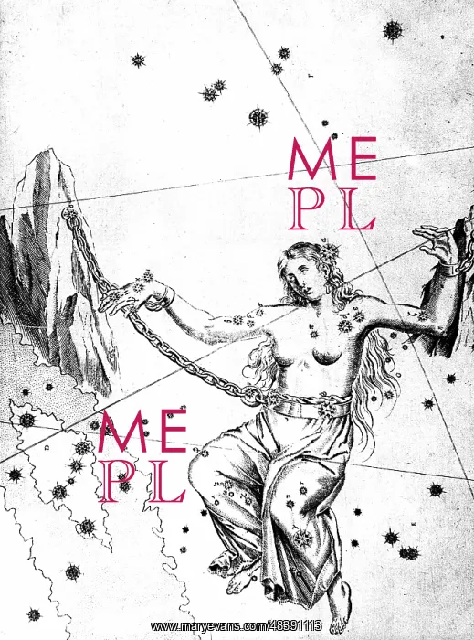 : Constellation of Andromeda from Johannes Bayer : Constellation of Andromeda from Johannes Bayer