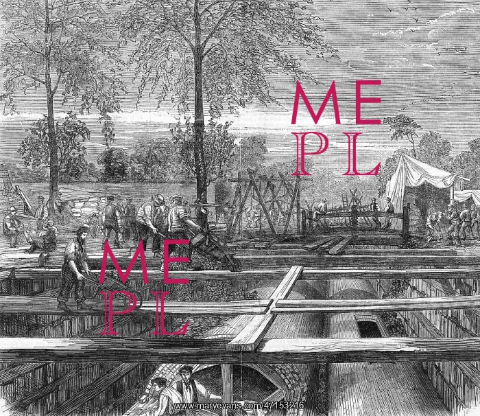 : Constructing Sewers at New Cross 1861 : Constructing Sewers at New Cross 1861