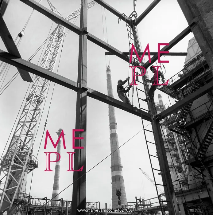 : Construction of Astrakhan gas processing plant, 1986 : Construction of Astrakhan gas processing plant, 1986