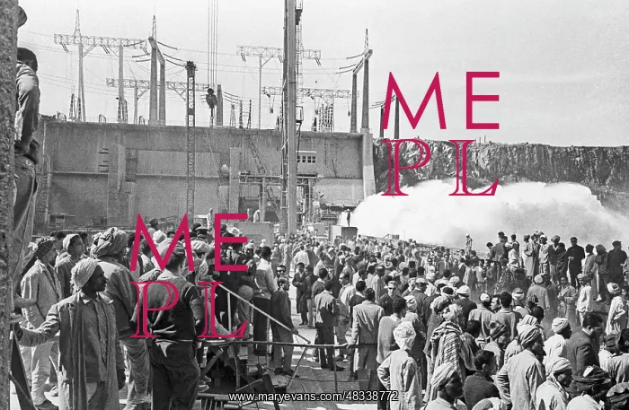 : Construction of Aswan Dam, 1968 : Construction of Aswan Dam, 1968