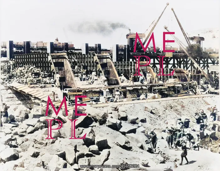 : Construction of the Aswan Dam : Construction of the Aswan Dam
