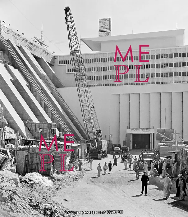 : Construction of Aswan hydropower station, 1968 : Construction of Aswan hydropower station, 1968