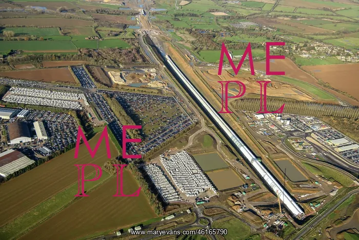 : Construction of the Chipping Warden Green Tunnel - HS2 : Construction of the Chipping Warden Green Tunnel - HS2
