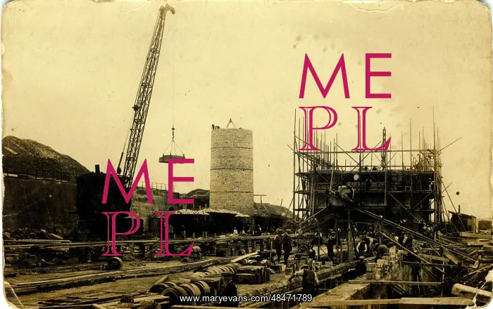 : Construction at Coltness Brickworks, Newmains, Wishaw, Scotl : Construction at Coltness Brickworks, Newmains, Wishaw, Scotl