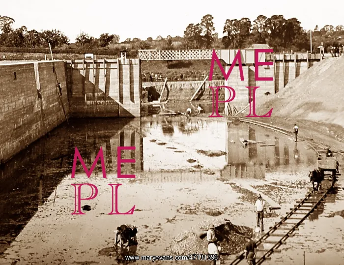  : Construction of Diglis canal basin, Worcester