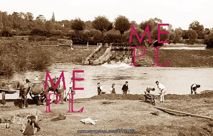  : Construction of Diglis canal basin, Worcester