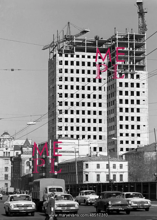 : Construction of Ekspress center, 1979 : Construction of Ekspress center, 1979