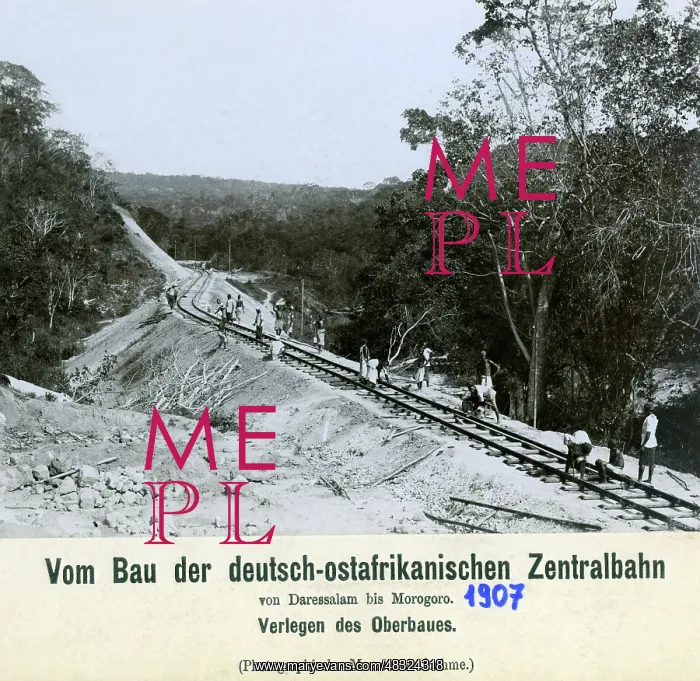 : Construction of the German East African Central Railway : Construction of the German East African Central Railway