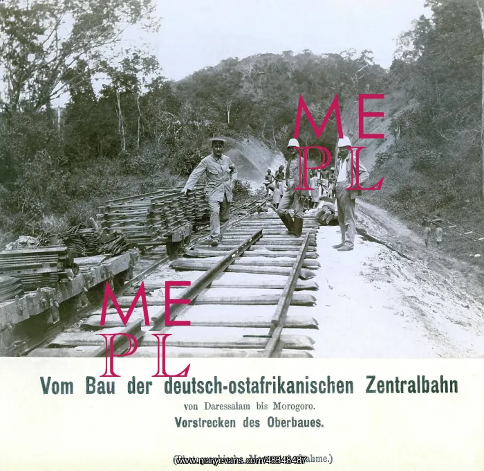 : Construction of the German East African Central Railway : Construction of the German East African Central Railway