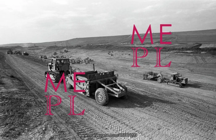 : Construction of Great Stavropol Canal, 1974 : Construction of Great Stavropol Canal, 1974