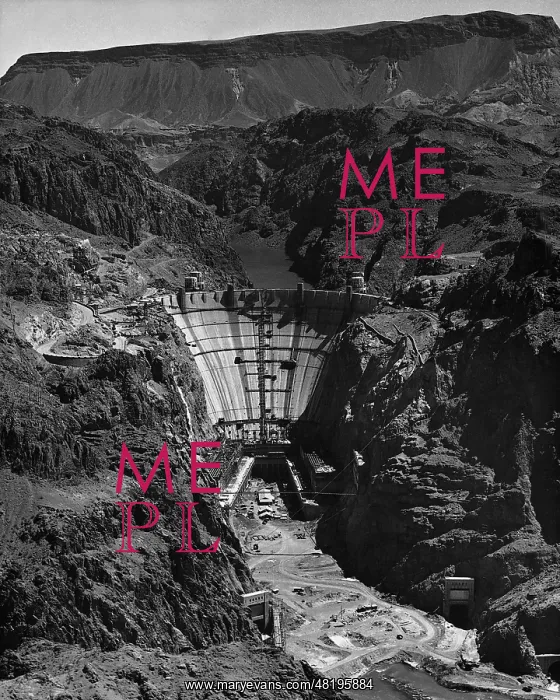 : Construction of the Hoover Dam, 1935 : Construction of the Hoover Dam, 1935