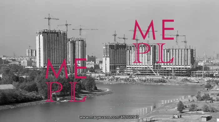 : Construction of hotels in Izmailovo, 1978 : Construction of hotels in Izmailovo, 1978