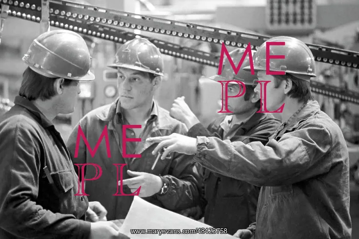 : Construction of KamAZ engine factory, 1975 : Construction of KamAZ engine factory, 1975