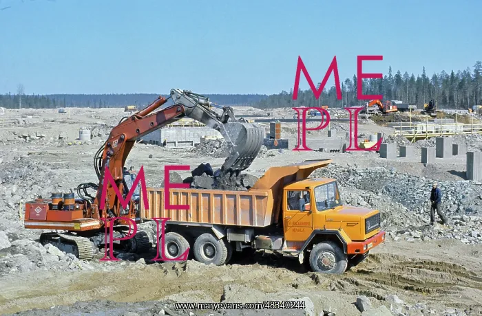 : Construction of Kostomuksha iron ore refinery, 1978 : Construction of Kostomuksha iron ore refinery, 1978