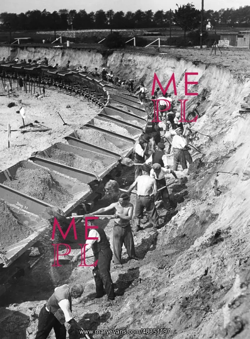  : Construction of the Olympic Stadium in Berlin, 1934