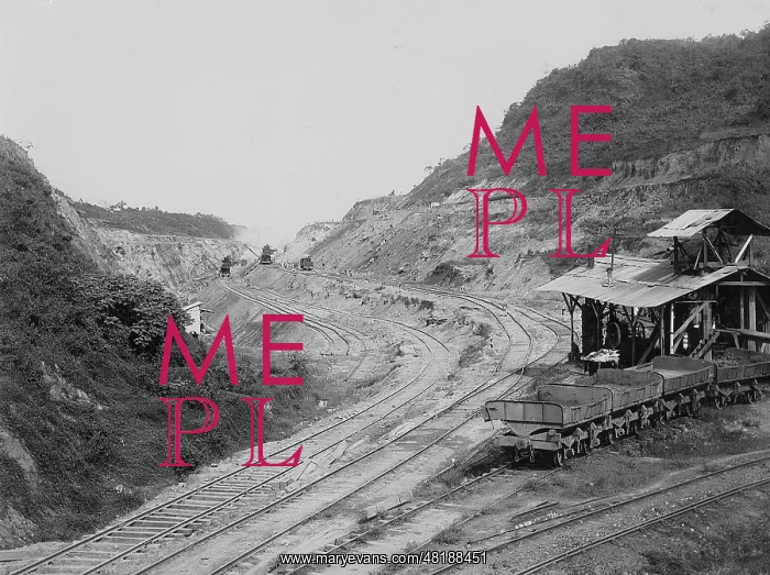 : Construction of the Panama Canal, 1904 : Construction of the Panama Canal, 1904