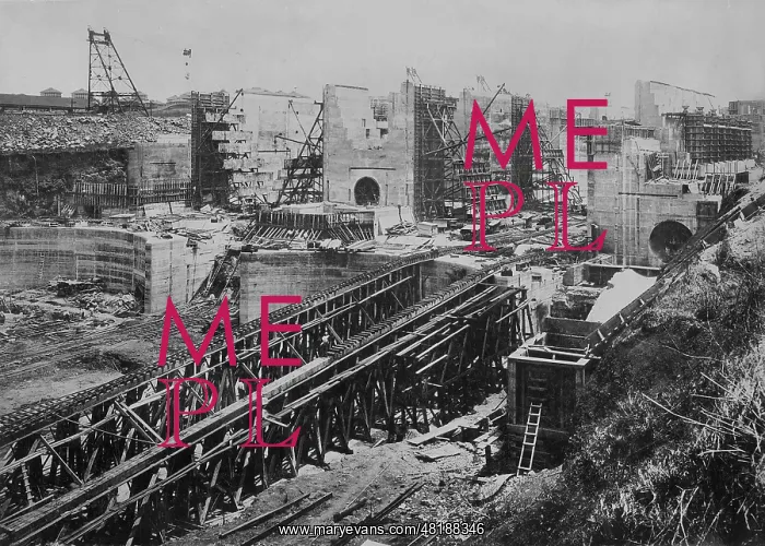 : Construction of the Panama Canal, 1911 : Construction of the Panama Canal, 1911