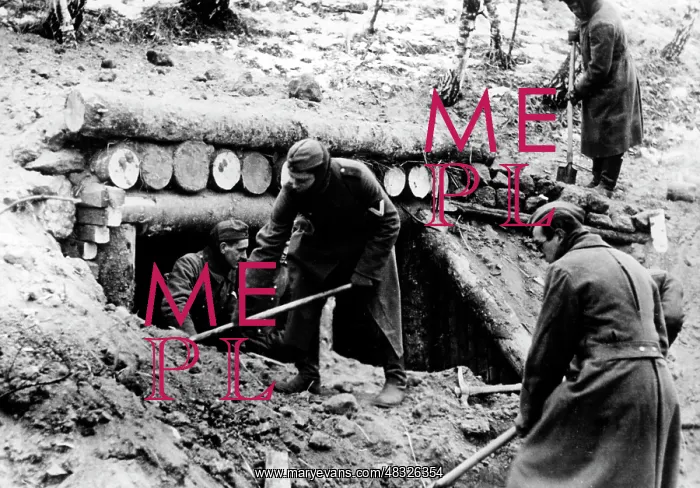 : Construction of positions on the Eastern Front, 1941 : Construction of positions on the Eastern Front, 1941