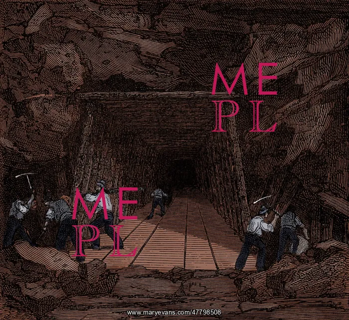 : Construction of Railroad Tunnel, 19th Century : Construction of Railroad Tunnel, 19th Century