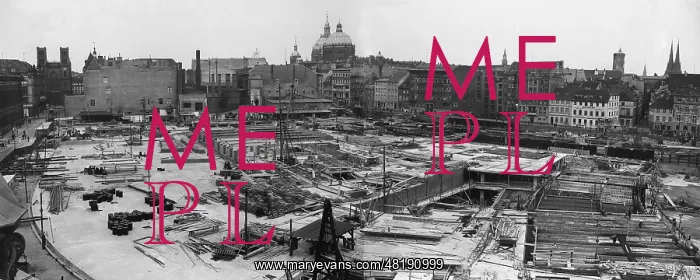 : Construction of the Reichsbank, 1935 : Construction of the Reichsbank, 1935
