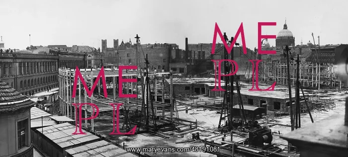 : Construction of the Reichsbank, 1936 : Construction of the Reichsbank, 1936