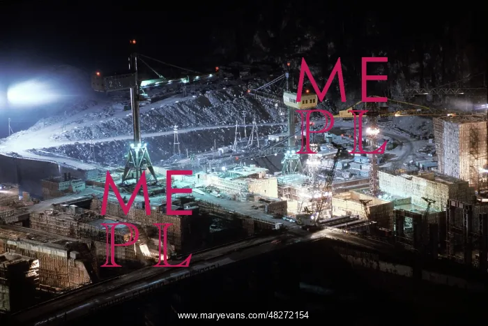 : Construction of Sayano-Shushenskaya hydroelectric : Construction of Sayano-Shushenskaya hydroelectric