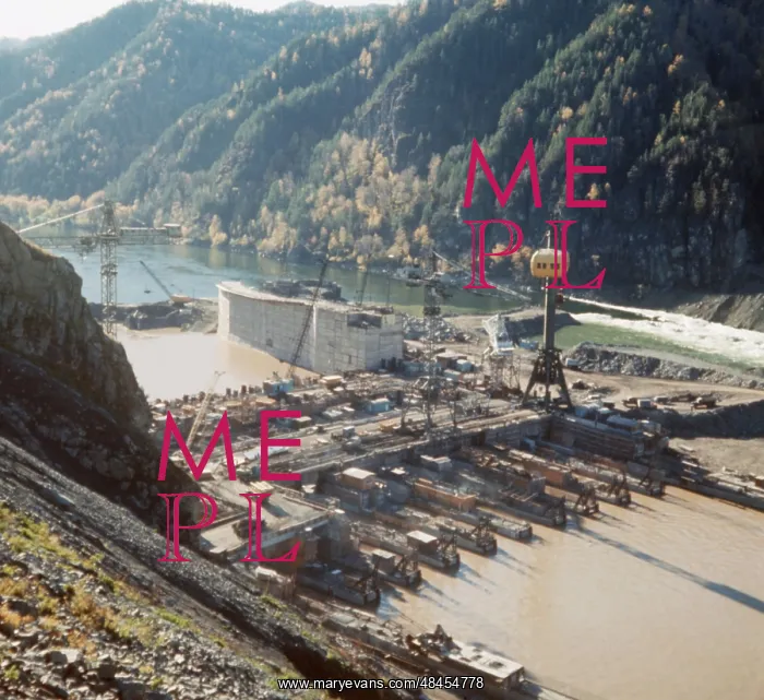 : Construction of Sayano-Shushenskaya hydroelectric : Construction of Sayano-Shushenskaya hydroelectric