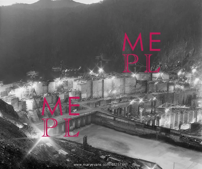 : Construction of Sayano?Shushenskaya Hydropower Station, 1978 : Construction of Sayano?Shushenskaya Hydropower Station, 1978