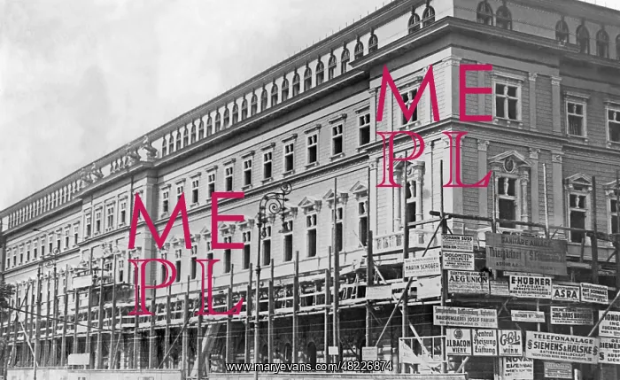 : Construction site of the Palace of Justice in Vienna, 19 : Construction site of the Palace of Justice in Vienna, 19