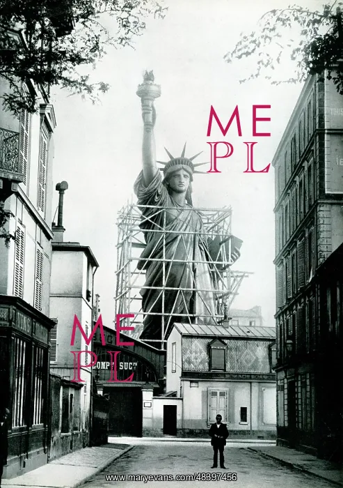 : Construction of the Statue of Liberty, Paris : Construction of the Statue of Liberty, Paris
