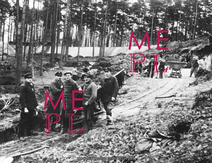 : Construction of a Thingstaette in Pomerania, 1934 : Construction of a Thingstaette in Pomerania, 1934