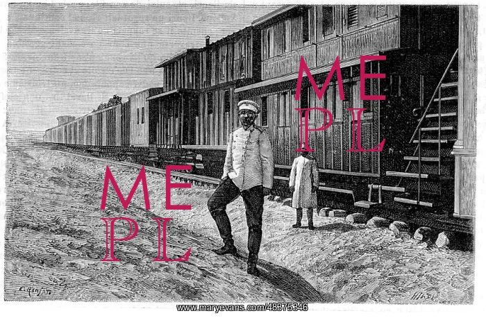 : Construction of the Trans-Caspian Railway (Central : Construction of the Trans-Caspian Railway (Central