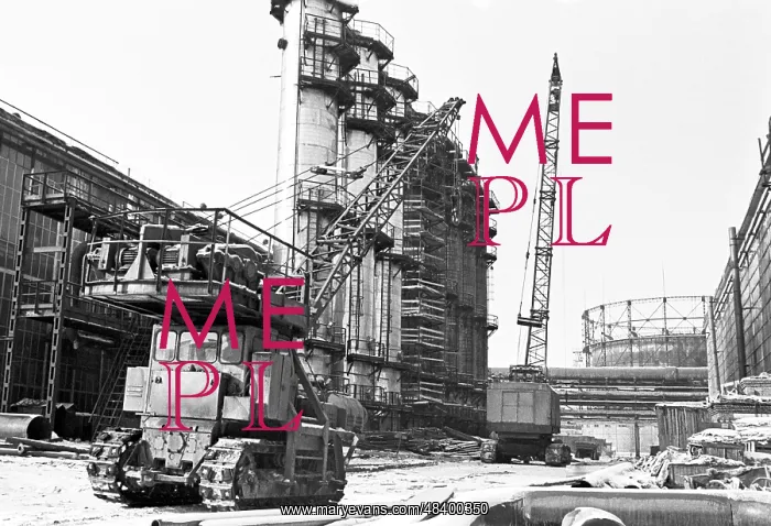 : Construction of Ust-Ilimsk Timber Processing Complex, 1970 : Construction of Ust-Ilimsk Timber Processing Complex, 1970