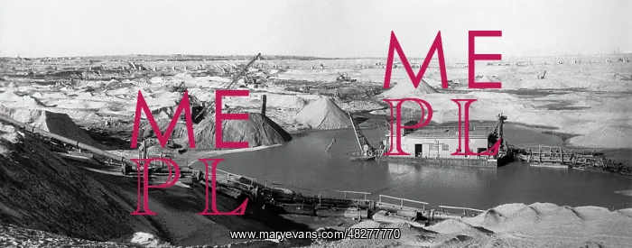 : Construction of Volga Hydropower Station, 1953 : Construction of Volga Hydropower Station, 1953