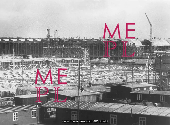 : Construction of the Volkswagen factory, 1939 : Construction of the Volkswagen factory, 1939