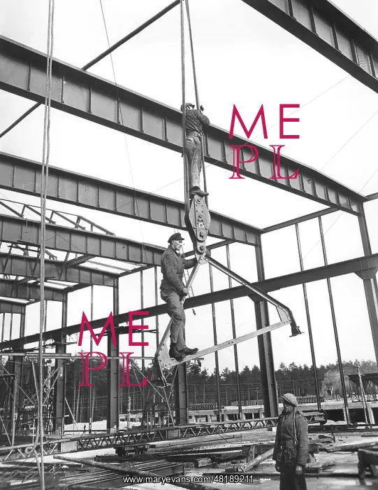 : Construction of the VW factory in Fallersleben, 1938 : Construction of the VW factory in Fallersleben, 1938