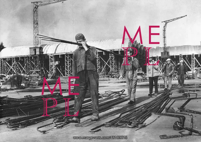 : Construction of the VW factory in Fallersleben : Construction of the VW factory in Fallersleben