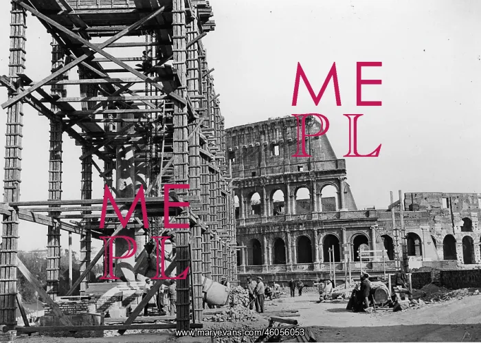 : Construction work in Rome : Construction work in Rome