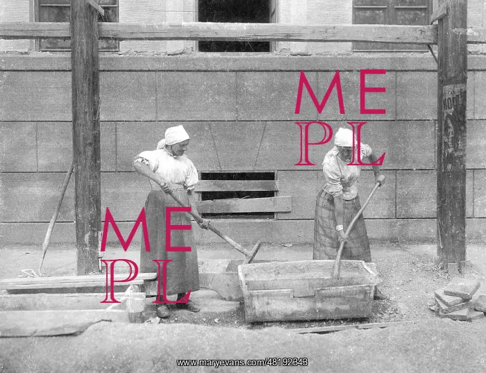 : Construction workers in Munich, 1904 : Construction workers in Munich, 1904