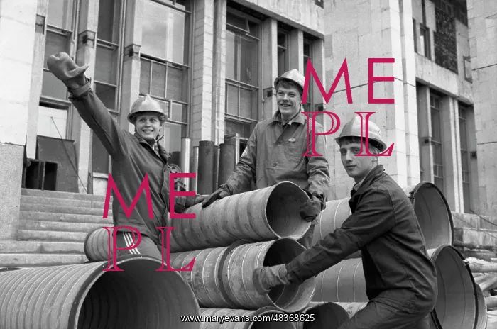 : Construction of Youth Palace in Moscow : Construction of Youth Palace in Moscow