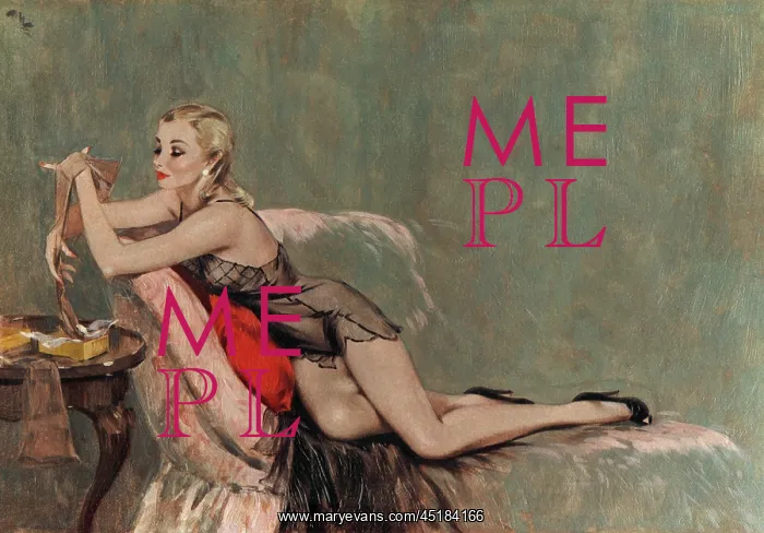 : Contemplation - Calendar girl by David Wright : Contemplation - Calendar girl by David Wright