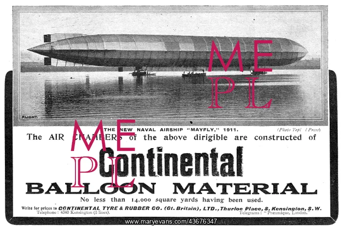 : Continental Balloon & Dirigible Material : Continental Balloon & Dirigible Material