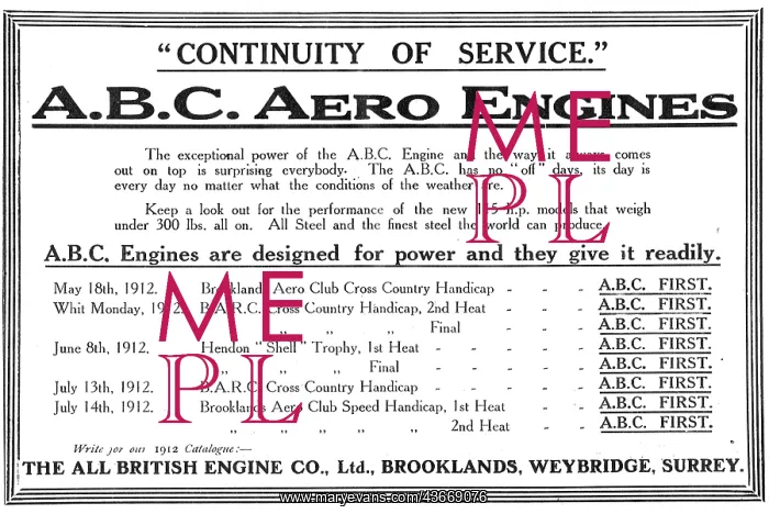 : Continuity Of Service With ABC Aero Engines : Continuity Of Service With ABC Aero Engines