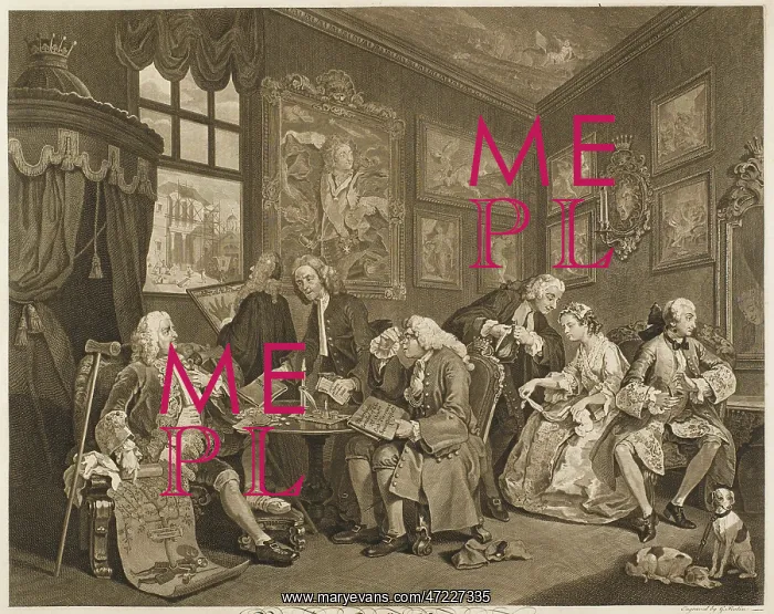 : Contract I Hogarth 1745 : Contract I Hogarth 1745