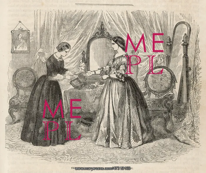 : Contrast in Costume 1857 : Contrast in Costume 1857