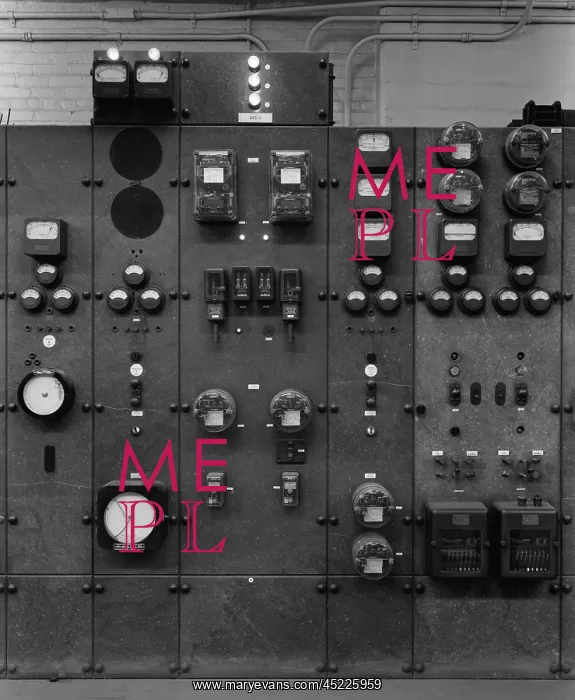 : Control Panels of the Detroit Edison Substation ? : Control Panels of the Detroit Edison Substation ?