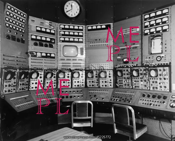 : Control room at the Bevatron particle accelerator ? : Control room at the Bevatron particle accelerator ?