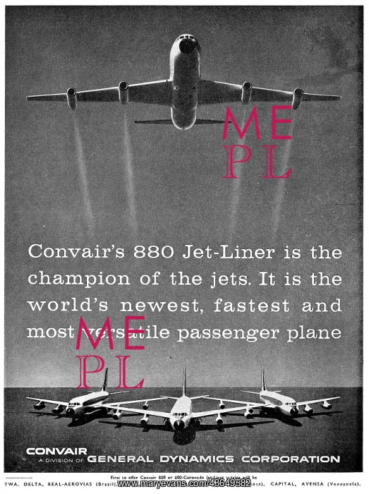: Convair 800 Convair 600 Coronado, Convair 880 Jetliners : Convair 800 Convair 600 Coronado, Convair 880 Jetliners