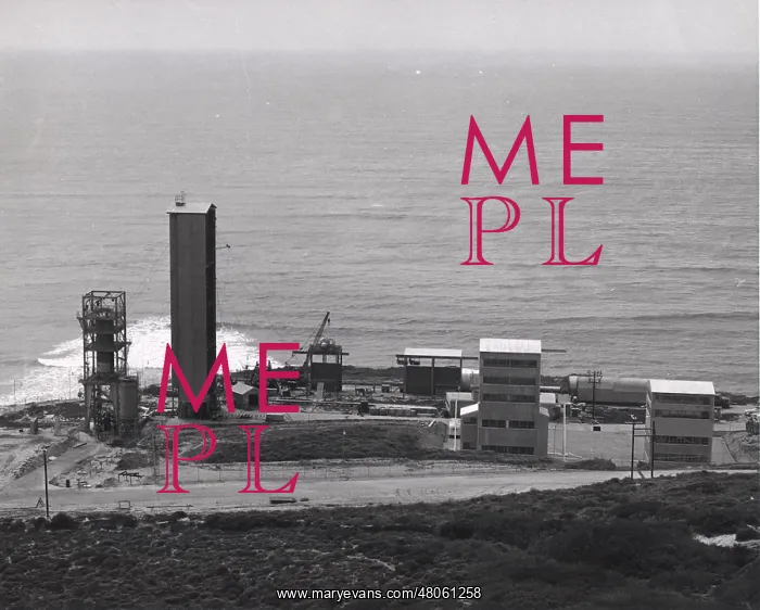 : Convair Atlas components test facility at Point Loma : Convair Atlas components test facility at Point Loma